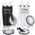 Daddy’s and Mommy’s Sippy Cup Travel Tumbler Set, Father’s Day Christmas Gifts for New Parents Dad Mom Papa Mama Anniversary, Insulated Stainless Steel Travel Tumbler with Straw(20oz, Black and White)