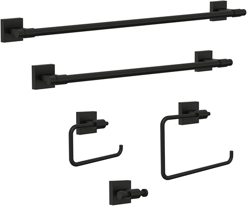 Franklin Brass Maxted Toilet Paper Holder, Matte Black, Bathroom Accessories, MAX50-FB
