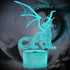 Lampeez Kids 3D Dragon Night Light Optical Illusion Lamp with 16 Colors Remote Control Changing Birthday Xmas Valentine's Day Gift Idea for Boys and Girls