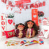 Valentines Day Gifts for Kids Classroom - 28 Packs Super Value Valentines Stationery Kit, Valentines Cards, Valentines Pencils, Erasers, Pen Sharpeners,Pen Holders,Valentine Exchange Party Favors Toys