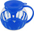 Tahoe Trail Christmas Gifts Borosilicate Glass Microwave Popcorn Popper Maker with Lid, BPA Free Hot Air Microwave Popcorn Maker Bowl, Use In Microwave or Oven, Dishwasher Safe, 3 Quart Family Size (Blue)
