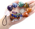 VadiForest 7 Chakra Stones Reiki Healing Crystals Hanging Ornament Love Heart Natural Gemstones Tassels Home Car Decoration Wall Hanger Indoor Decor for Good Luck Yoga Spiritual Meditation¦