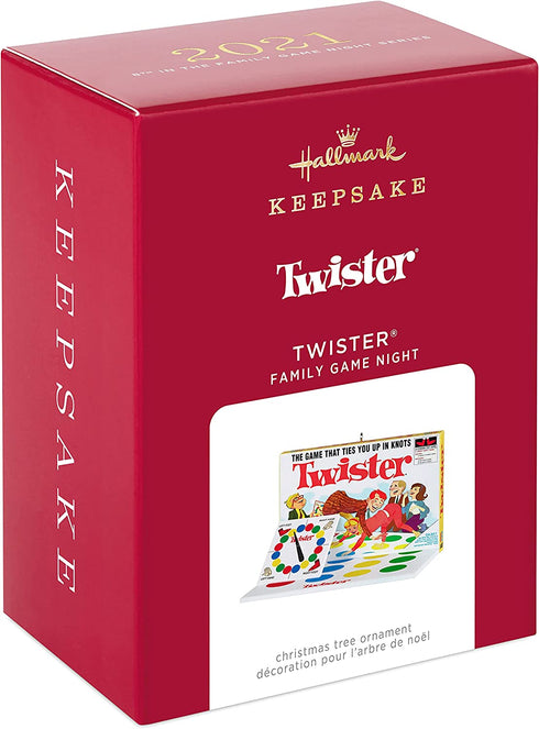 Hallmark Keepsake Christmas Ornament 2021, Hasbro Twister Family Game Night