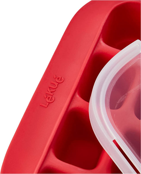 Lekue Industrial Ice Cube Tray, Red