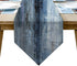 AILUER Blue and Grey Table Runner,Abstract Modern Art Burlap Table Runners for Table Dresser Runner Farmhouse Style for Dinner Party Holidays Home Decoration (Blue Grey, 13"x 71")