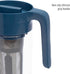 Goodful Airtight Cold Brew Iced Coffee Maker, Shatterproof Durable Tritan Plastic Construction, Leak-Proof Lid, Large Capacity with Premium Stainless Steel, 2.25 Qt, Blue