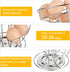 Toplife Spiral Design Stainless Steel Egg Skelter Dispenser Rack,Storage Display Rack,Silver