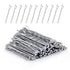 Silver Bobby Pins,MORGLES 120Pcs Bobby Pins for Gray Hair Bob Pins Bulk Secure Hold Hair Pins with Box, (Silver,2 Inches)