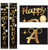 2 Pieces 60th Birthday Party Decorations Cheers to 60 Years Banner 60th Party Decorations Welcome Porch Sign for 60 Years Birthday Supplies (60th Birthday)