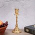 Metal Candelabra Antique Gold Candlestick Tall Candle Holder Wedding Event Candelabra Candle Stand (Single Candle Arm)