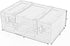 Vintiquewise(TM Old-Fashioned Small Suitcase/Decorative Box with Straps