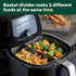 Philips Kitchen Appliances Party Accessory Kit with Double Layer Rack and Basket divider, Philips Airfryer XXL models, Silver