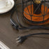 Surpars House Wood Retro Table Lamp Metal Shade Edison Bulb Included Warm White Light,Black