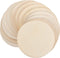 Boao 100 Packs 2 Inch Round Disc Unfinished Wood Circle Wood Pieces Wooden Cutouts Ornaments for Craft Supplies, Decoration, Laser Engraving Carving