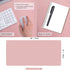Marvelistic Large Leather Desk Pad - Nonslip Artgerm Illustrated Desks Mat Blotter Accessories for Men & Women. Extended Pad at Home Office for Work or Gaming When Using Desktop Laptop. (36"x17" Pink)