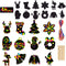 DIYASY Christmas Scratch Art Paper,48 Pcs Crafts Kits Magic Rainbow Scratch Cards for Xmas Tree Ornaments and Kids Birthday Decoration