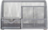 Annova Mesh Desk Organizer Office with 7 Compartments + Drawer/Desk Tidy Candy/Pen Holder/Multifunctional Organizer - Silver - Grey