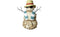 Young's Inc. Resin Sand Snowman Figurine 7? Tall - Christmas Decor Beach Theme Bathroom Decor Nautical Decorations