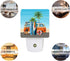 Bus Surfboard Palm Tree Plug-in Night Light Lamp with Sensor, Wall LED Nightlights Auto Dusk to Dawn Sensor for Bedroom,Baby Nursing,Bathroom,Kitchen,Hallway,Stairs, Home Decorative Summer Beach