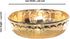 Alisveristime Turkish Authentic Copper Bath Bowl & Hammam Bowl (Gold)
