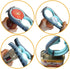 Inaouril Jar Opener Gripper, 5 in 1 Multi Functional Can Opener Bottle Opener Kitchen helper Kit with Silicone Handle Easy to Use for Children, Elderly Weak Hands and Arthritis Sufferers Set of 2