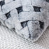 Skrwadi Pack of 2 Throw Pillow Covers,Faux Fur Throw Pillowcovers Cushion Covers Luxury Soft Decorative Pillowcase Fuzzy Pillow Covers for Bed/Couch,20x20 Inch Dark Grey