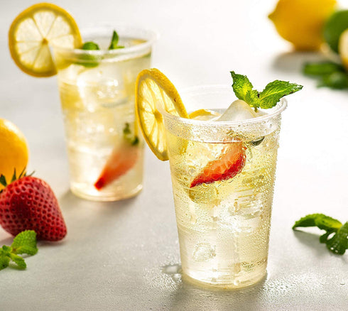 9 Oz Clear Plastic Cups by Framo, For Any Occasion, BPA-Free Disposable Transparent Ice Tea, Juice, Soda, and Coffee Glasses for Party, Picnic, BBQ, Travel, and Events, (240, clear)
