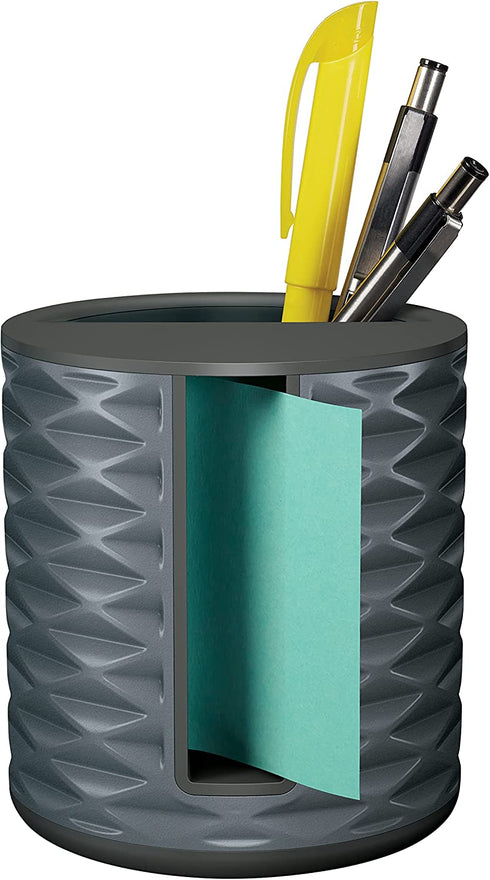 Post-it Note Dispenser, 3x3 in, Vertical, Black with Grey (ABS-330-B)