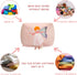 Angel Stuffed Animal Beanbag Storage, Pink Bean Bag Chair for Girls Room Decor, Kids Chairs, Large Size Velvet Cover Only, Kids Room Decorations