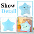 KAHEAUM Creative Twinkle Star Glowing LED Night Light Up Plush Pillows Stuffed Toys Birthday Gifts for Toddlers Kid Children Friends,Couch Bed Throw Pillows Decorative Light Blue Throw Pillow Covers