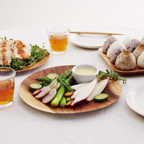 MUJI - Acacia Plate - L