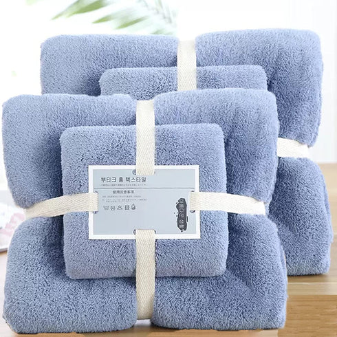 Shower Towel Sets for Bathroom,Quick-Drying-Microfiber Coral Fleece Absorbent and Ultra Soft Towel,Can Be Used For Bathroom, Sports, 2 Pack Have 4 pcs, 2 Bath Towels (27''55'') 2 Hand Towels(13''29'')