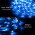 Volivo Bluetooth LED Strip Lights, 50ft Smart Light Strips , App and Remote Control, 5050 RGB Led Lights for Bedroom, Music Sync Color Changing for Room, Kitchen, Party (2 Rolls of 25ft)