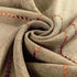 Vangao Kitchen Curtains and Valances Set Kitchen Curtains 3 Piece Set 36 Inch Length Embroidered Moroccan Trellis Pattern Light Diffusing Sheer Kitchen Curtains Valances for Kitchen Bathroom Brown