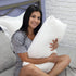 SensorPEDIC Value SofLOFT Fiber Filled Standard Bed Pillow with Cotton Cover, White