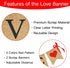 Valentines Day Decorations, Burlap Love Banner with Heart Garland Valentine's Day Banner for Wedding Anniversary Engagement Decorations, No DIY