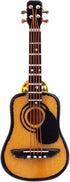 BROADWAY GIFTS Women's Miniature Musical Instrument Lapel Pins - Velvet Lined Case - Classic Guitar