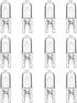 Jaenmsa G9 Halogen Light Bulbs, 12 Pack G9 Bulb 2 Pin Base JCD Type, 120V T4 Bi-Pin 40W Xenon Small Light Bulb for Range Hood Lights, Microwave Ovens, Bathroom Light Bulbs, Chandeliers, Dimmable