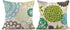 Tarolo Set of 4 Linen Throw Pillow Cover Case Sparklers Floral Patterns Decorative Pillow Cases Covers Home Decor Square 20 x 20 Inches Pillowcases