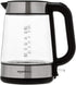Amazon Basics Electric Glass and Steel Hot Tea Water Kettle - 1.7-Liter