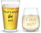 I Said Yes Wine Glass That's What She Said Beer Glass, Engagement glass Set for Him, Her, Wedding, Bridal Shower