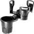 Limitless Dual CupStation - 2-in-1 Expandable Cup Holder with 360° Rotating Base Black