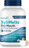 OraCoat XyliMelts Dry Mouth Relief Oral Adhering Discs, Slightly Sweet with Xylitol, For Dry Mouth, Stimulates Saliva, Non-Acidic, Day and Night Use, Time Release for up to 8 Hours, 100 Count