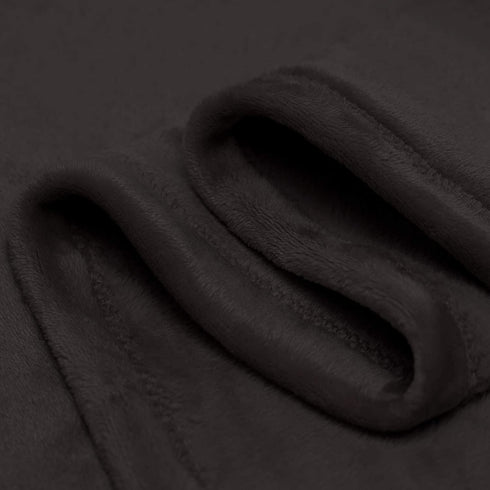 Kingole Flannel Fleece Microfiber Throw Blanket, Luxury Black Twin Size Light Weight Cozy Couch Bed Super Soft and Warm Plush Solid Color 250GSM (66 x 90 inches)