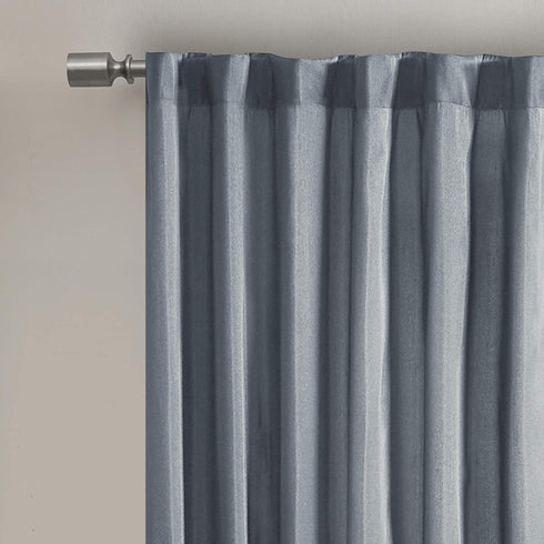 Madison Park, Embroidered Andora 95-Inch Window Curtain Panel