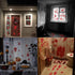 Halloween Decorations 112PCS Halloween Window Clings, 12 Sheets Bloody Handprint Footprint Skull Blood Decor Floor Clings, Spooky Window Stickers Decal for Haunted House Halloween Party Decorations