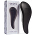 Crave Naturals Glide Thru Detangling Hair Brush for Adults & Kids Hair - Detangler Brush for Natural, Curly, Straight, Wet or Dry Hair - Hairbrush for Men & Women - 1 Pack - Black