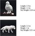 TMORU Arctic Animal Figures, 11 Pcs Realistic Polar Bear Figurines Set, Birthday Cake Toppers Toy Gift for Kids