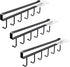 ECROCY Adhesive Cup Holder Under Cabinet - 3pcs x 6 Hook Coffee Cup Mug Holder for Kitchen, Fit for 1 Inch Thickness Shelf or Less - Only Fit for Flat Buttom Cabinet Without Any Lip