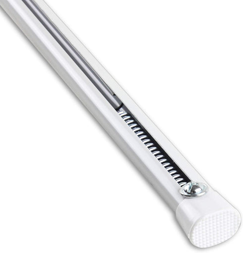 Rod Desyne SPBX-O36-1 Oval Spring Tension Rod, 36-60 inch, White